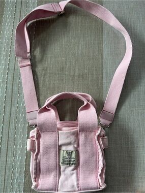 Urban Outfitters Pink Canvas Mini Shoulder Bag